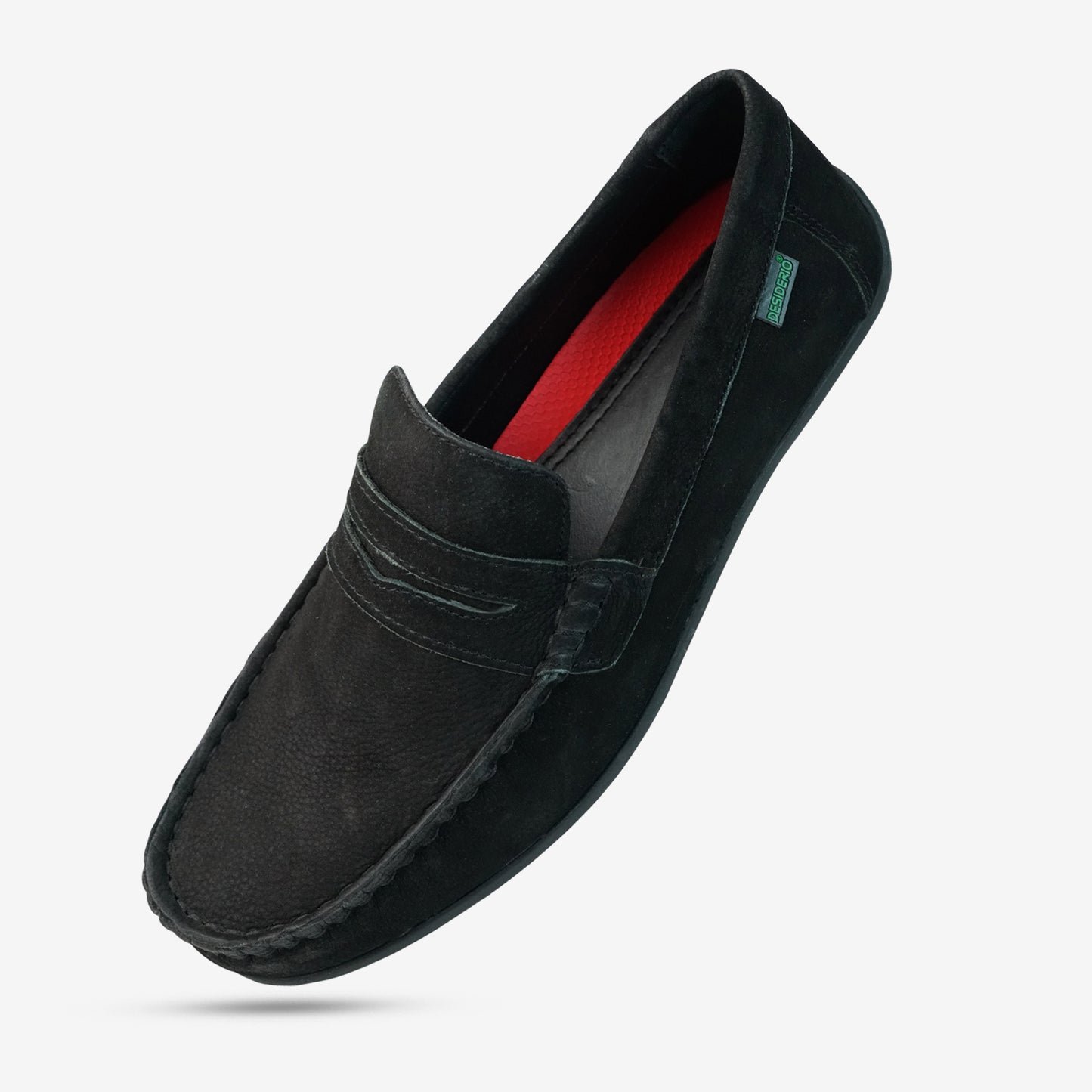 Cow Leather Nubuck Driving Shoes D-01