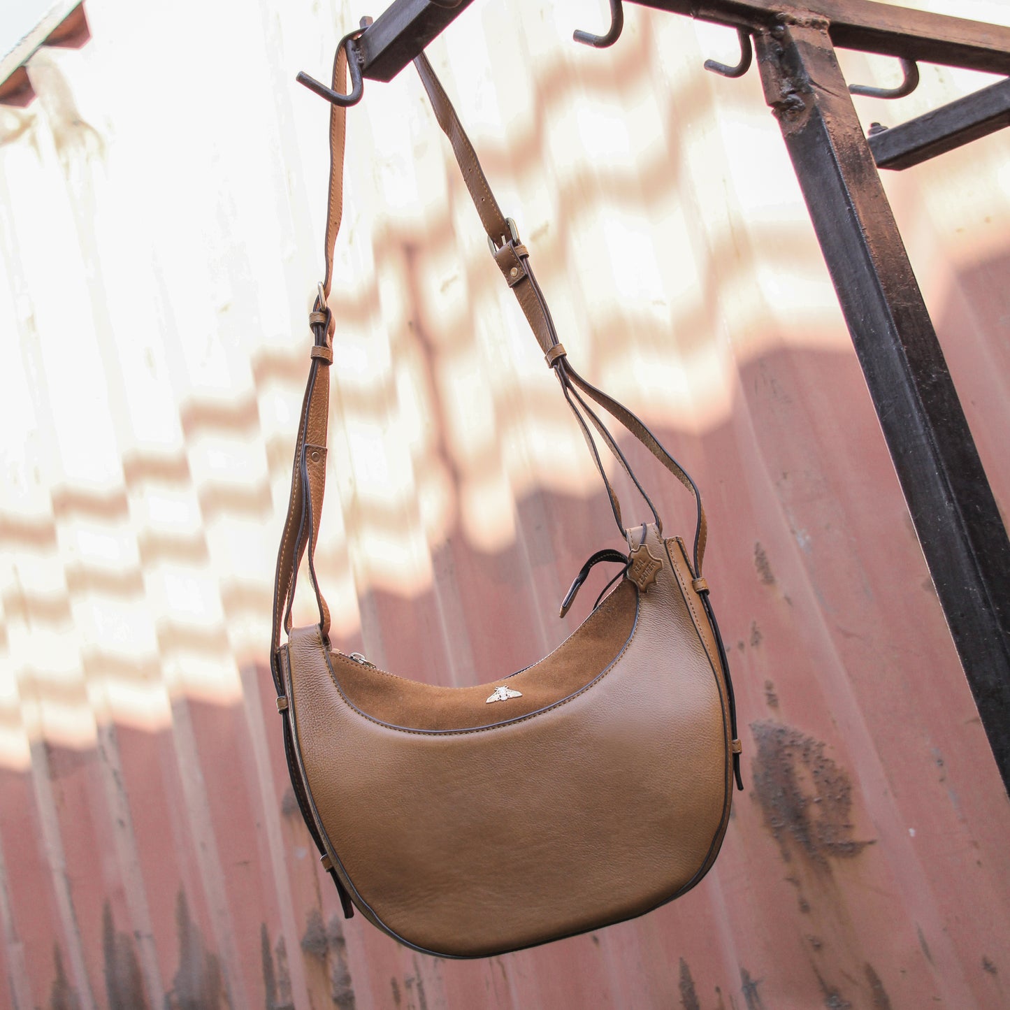 Real Cow Leather-Loop Bag For Women's