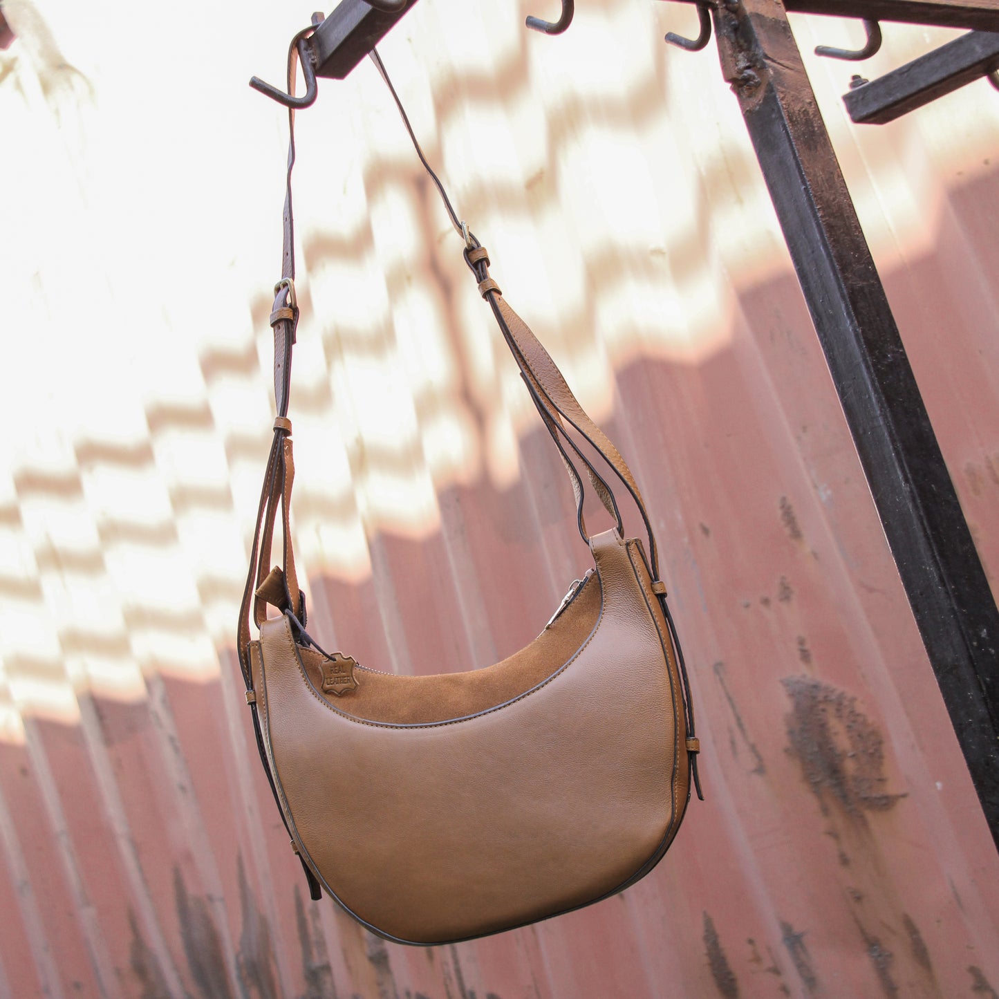 Real Cow Leather-Loop Bag For Women's