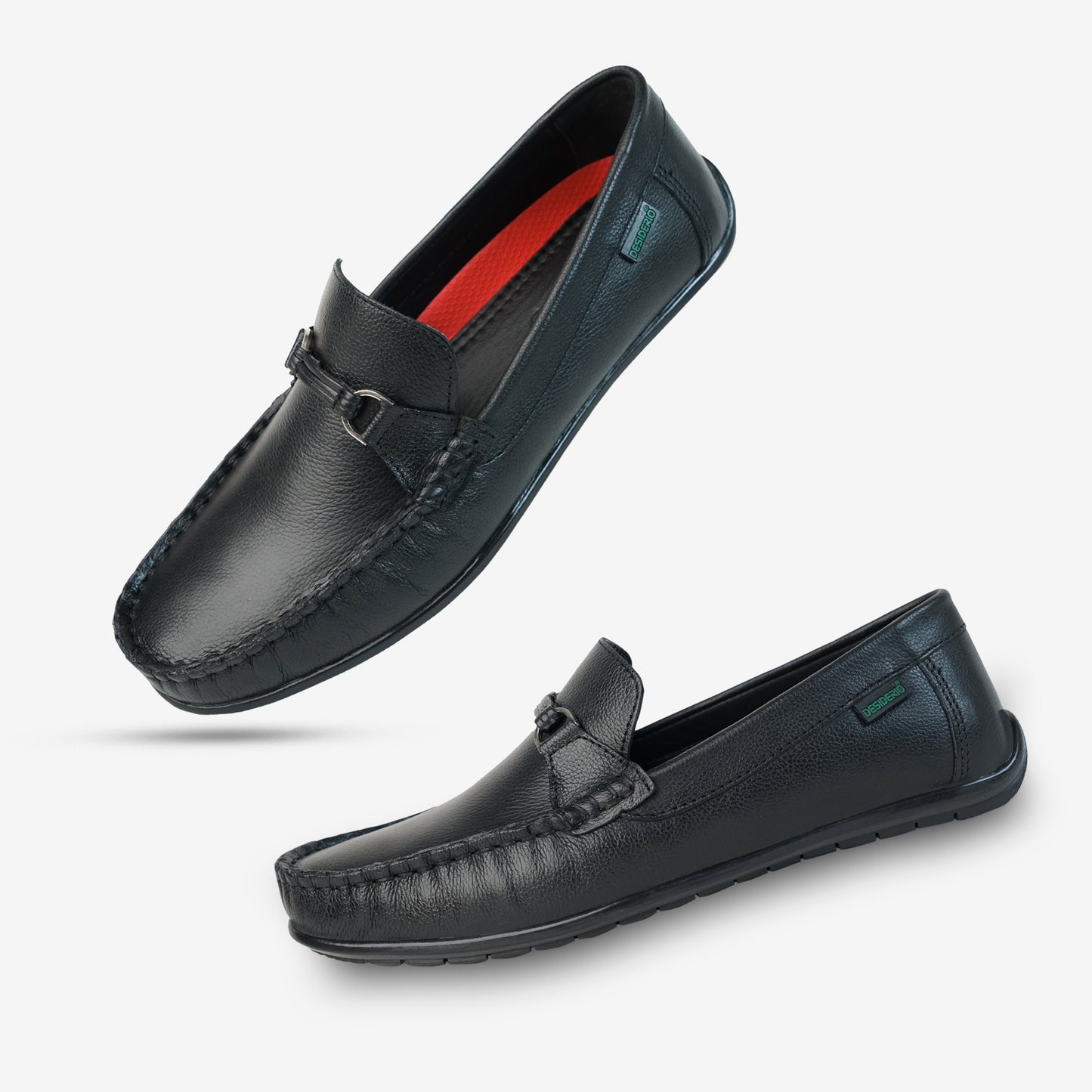 Cow Leather Milled Driving Shoes D-15