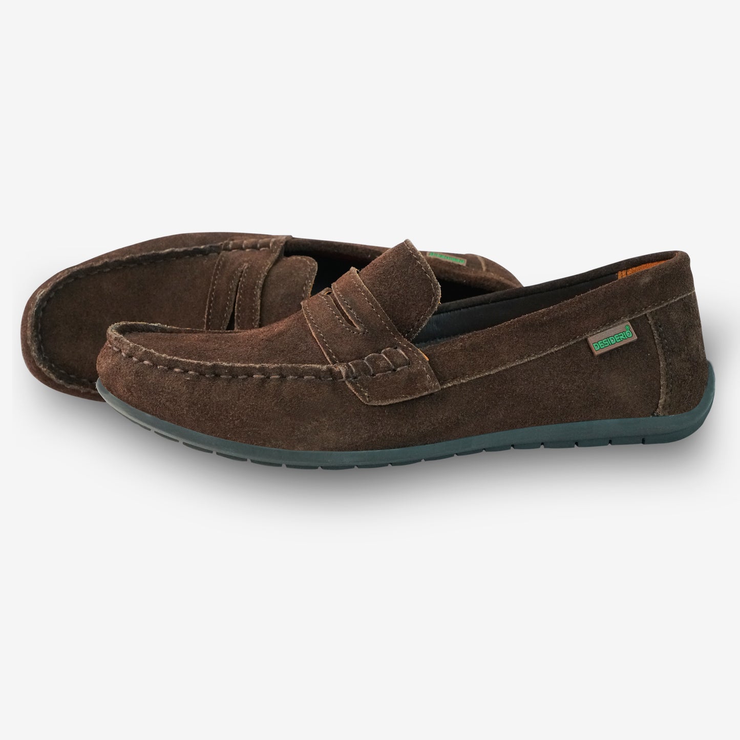 Cow Leather Suede Driving Shoes D-01