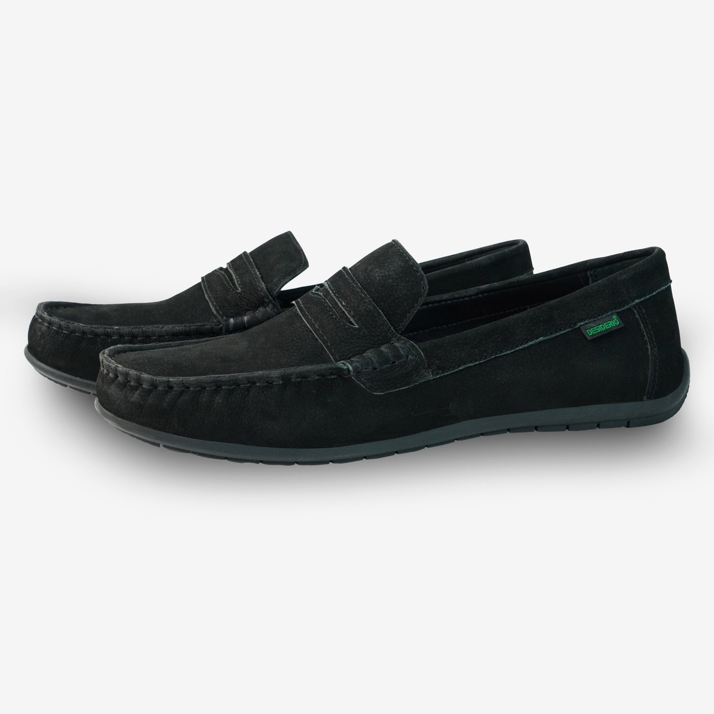 Cow Leather Nubuck Driving Shoes D-01