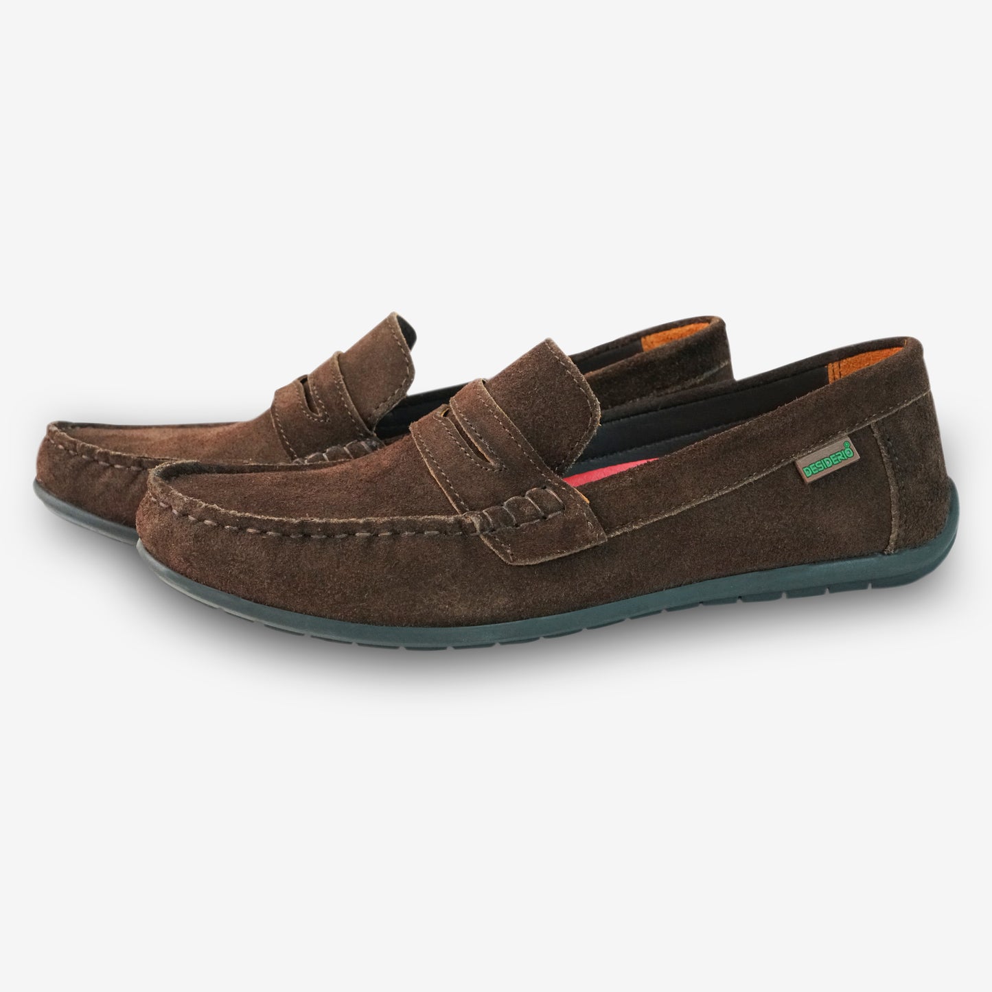Cow Leather Suede Driving Shoes D-01