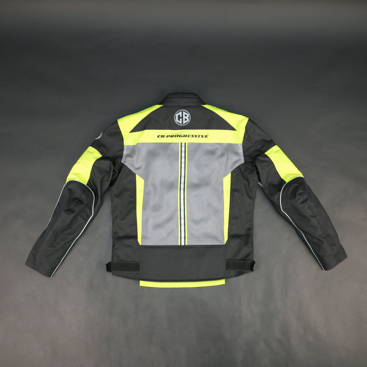 Cogobush Black & Neon Yellow Mesh Motorcycle Riding Jacket with Armor Pockets #Desiderio #MotorcycleJacket #MeshJacket #RidingGear #ArmorReady #BikerStyle #SummerRiding #ProtectiveGear