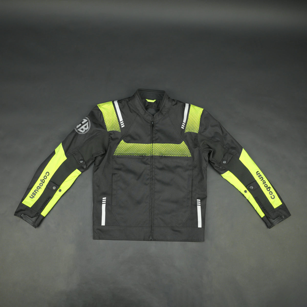 Cogobush Black & Neon Yellow Mesh Motorcycle Riding Jacket
#Desiderio #MotorcycleJacket #MeshJacket #RidingGear #BikerStyle #SummerRiding #ProtectiveGear #MotorcycleApparel