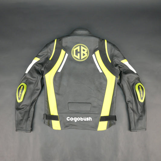 Cogobush CB Motorcycle Riding Jacket with Ventilation & Armor Pockets #Desiderio #MotorcycleJacket #RidingGear #ArmorReady #VentilatedJacket #BikerStyle #ProtectiveGear #MotorcycleApparel