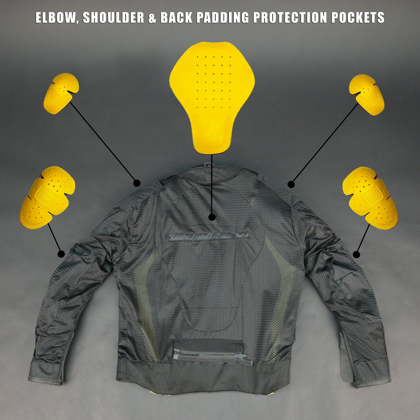 Cogobush CB Motorcycle Riding Jacket with Ventilation & Armor Pockets #Desiderio #MotorcycleJacket #RidingGear #ArmorReady #VentilatedJacket #BikerStyle #ProtectiveGear #MotorcycleApparel
