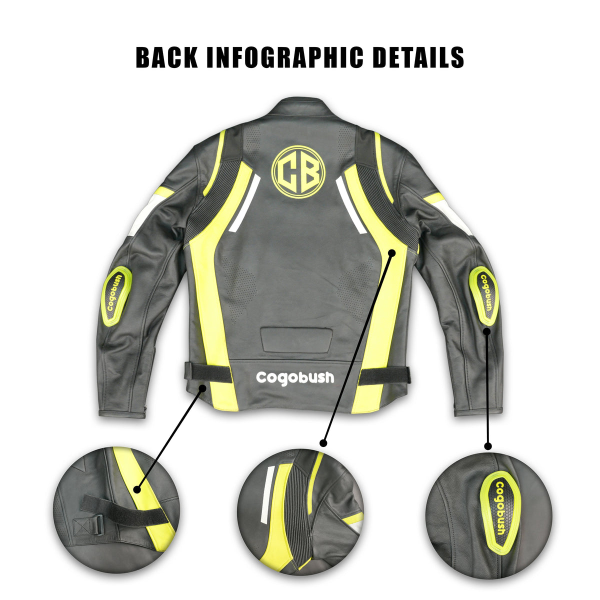 Cogobush CB Motorcycle Riding Jacket with Ventilation & Armor Pockets #Desiderio #MotorcycleJacket #RidingGear #ArmorReady #VentilatedJacket #BikerStyle #ProtectiveGear #MotorcycleApparel