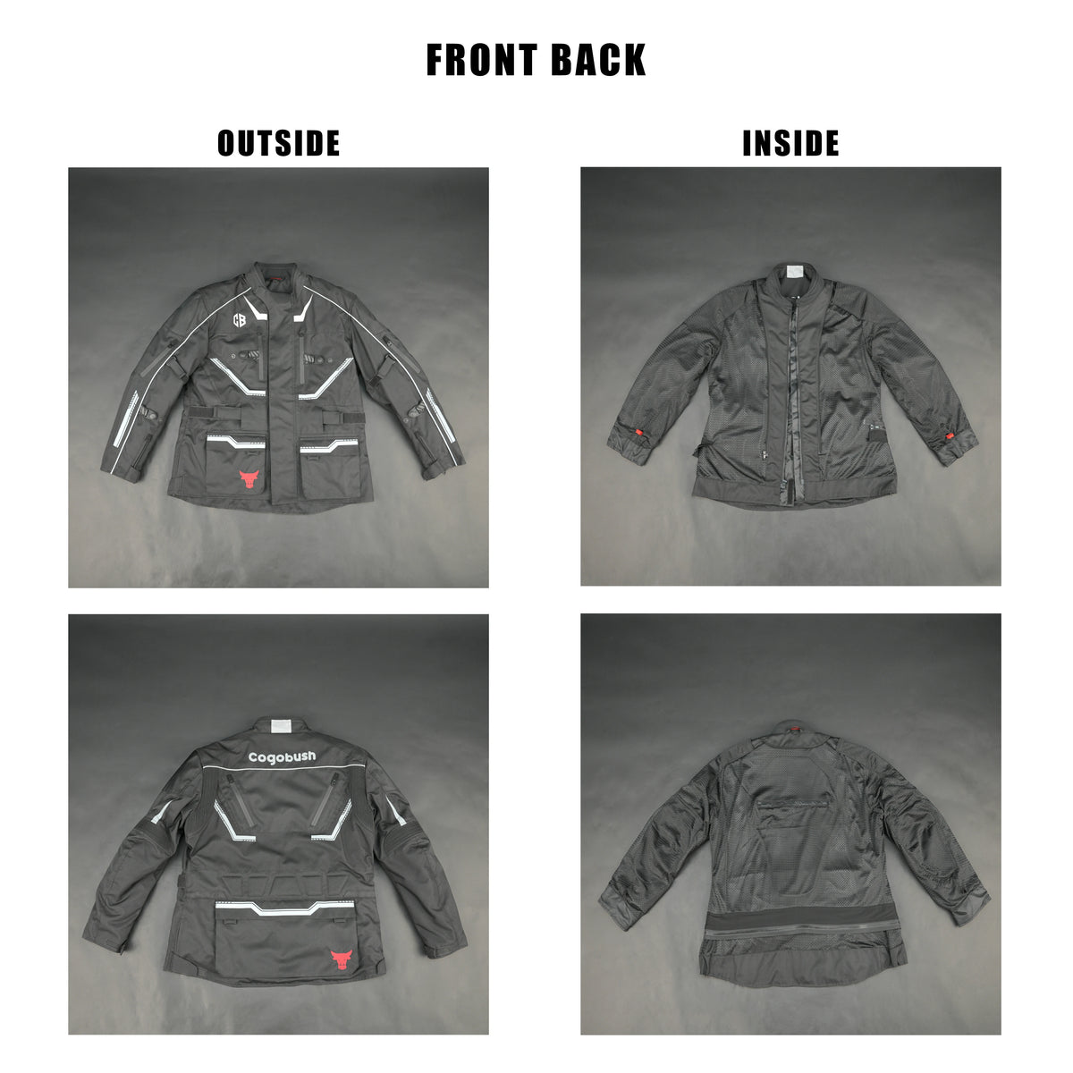 Cogobush Grey Tactical Adventure Motorcycle Riding Jacket
#Desiderio #MotorcycleJacket #AdventureRiding #TacticalJacket #RidingGear #BikerStyle #ProtectiveGear #MotorcycleApparel