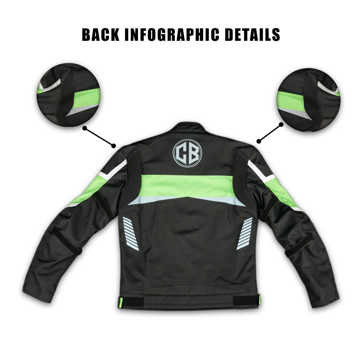 Cogobush Neon Green Motorcycle Riding Jacket with Ventilation & Armor Pockets #Desiderio #MotorcycleJacket #RidingGear #ArmorReady #VentilatedJacket #BikerStyle #SummerRiding #ProtectiveGear