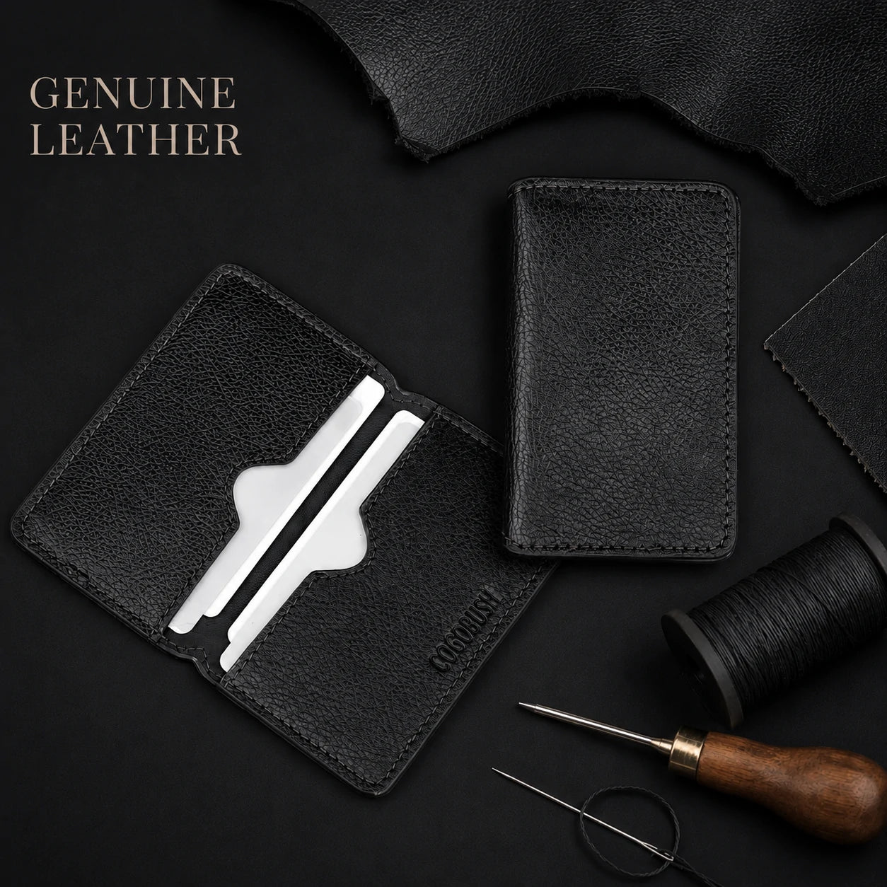 Genuine Leather Black Bifold Card Holder Wallet
#Desiderio #DesiderioWallets #GenuineLeather #LeatherWallet #BifoldWallet #MensAccessories #CardHolder #EverydayEssentials