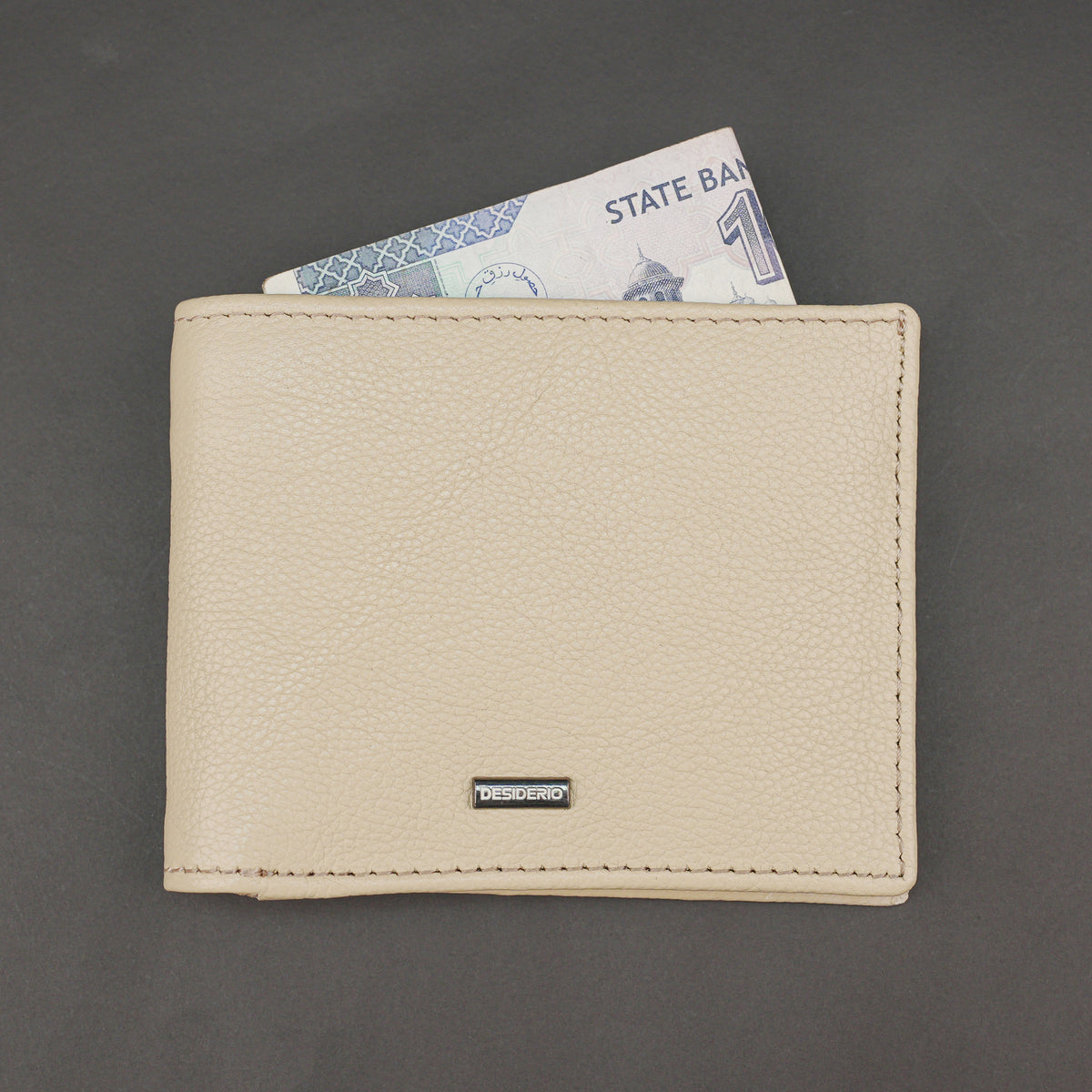 Genuine Leather Wallet for Men – Beige #Desiderio #LeatherWallet #MensWallet #GenuineLeather #BeigeWallet #MensAccessories