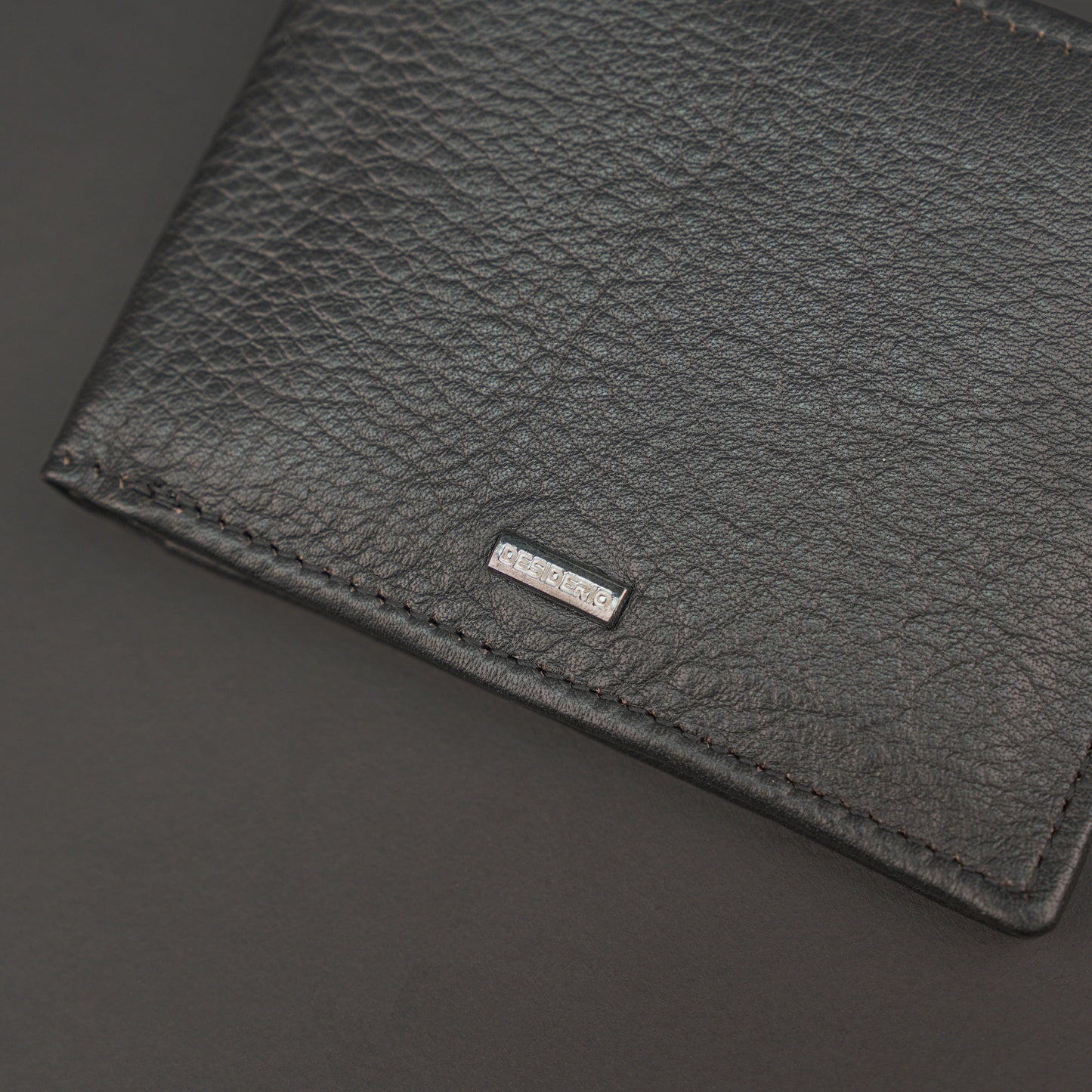 Genuine Leather Wallet for Men – Black #Desiderio #GenuineLeather #LeatherWallet #MensWallet #BlackWallet #BifoldWallet #MensAccessories