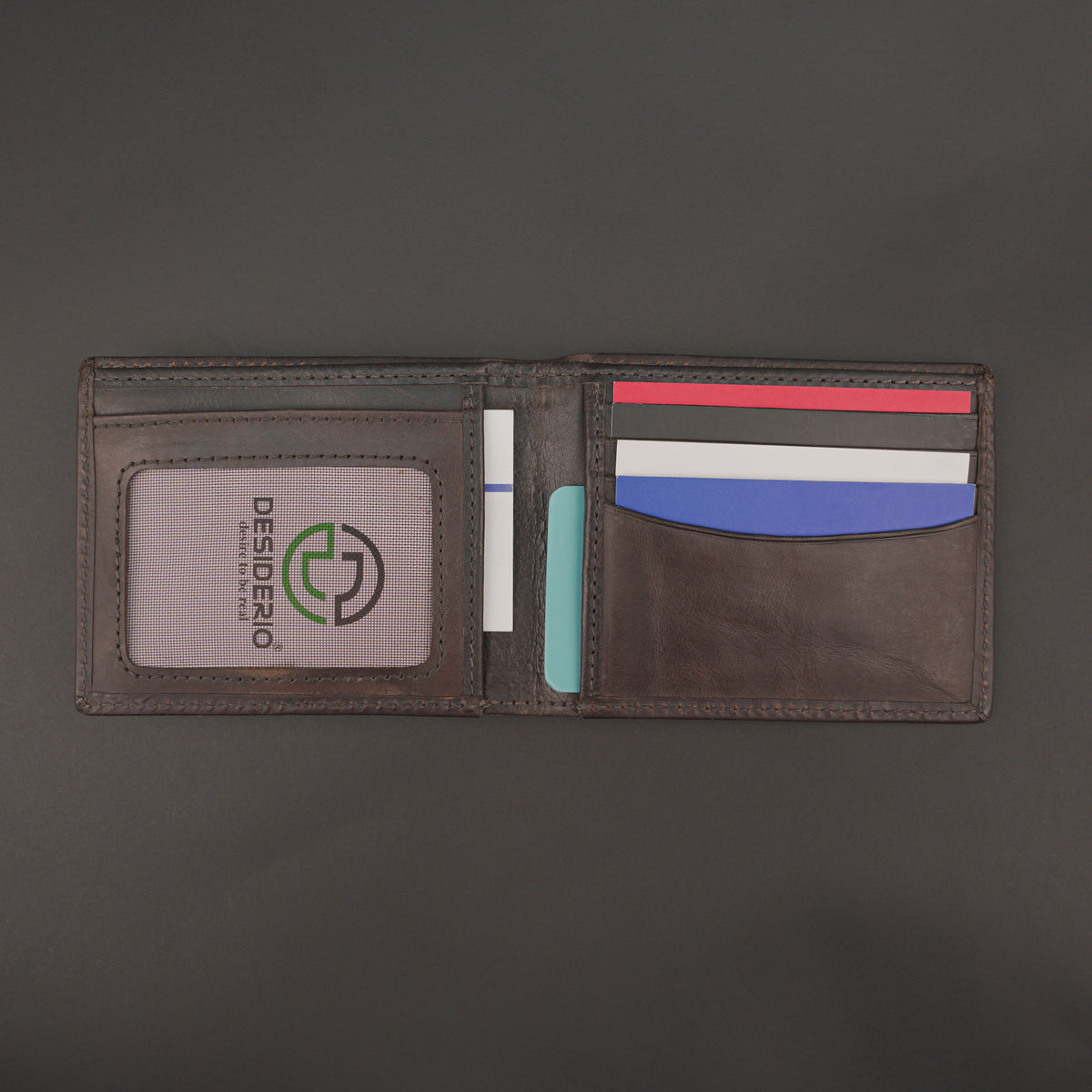 Genuine Leather Wallet for Men – Chocolate #Desiderio #LeatherWallet #MensWallet #GenuineLeather #ChocolateWallet #MensAccessories
