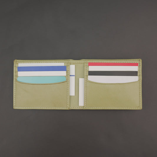 Genuine Leather Wallet for Men – Green #Desiderio #LeatherWallet #MensWallet #GreenWallet #GenuineLeather #MensAccessories #LeatherGoods