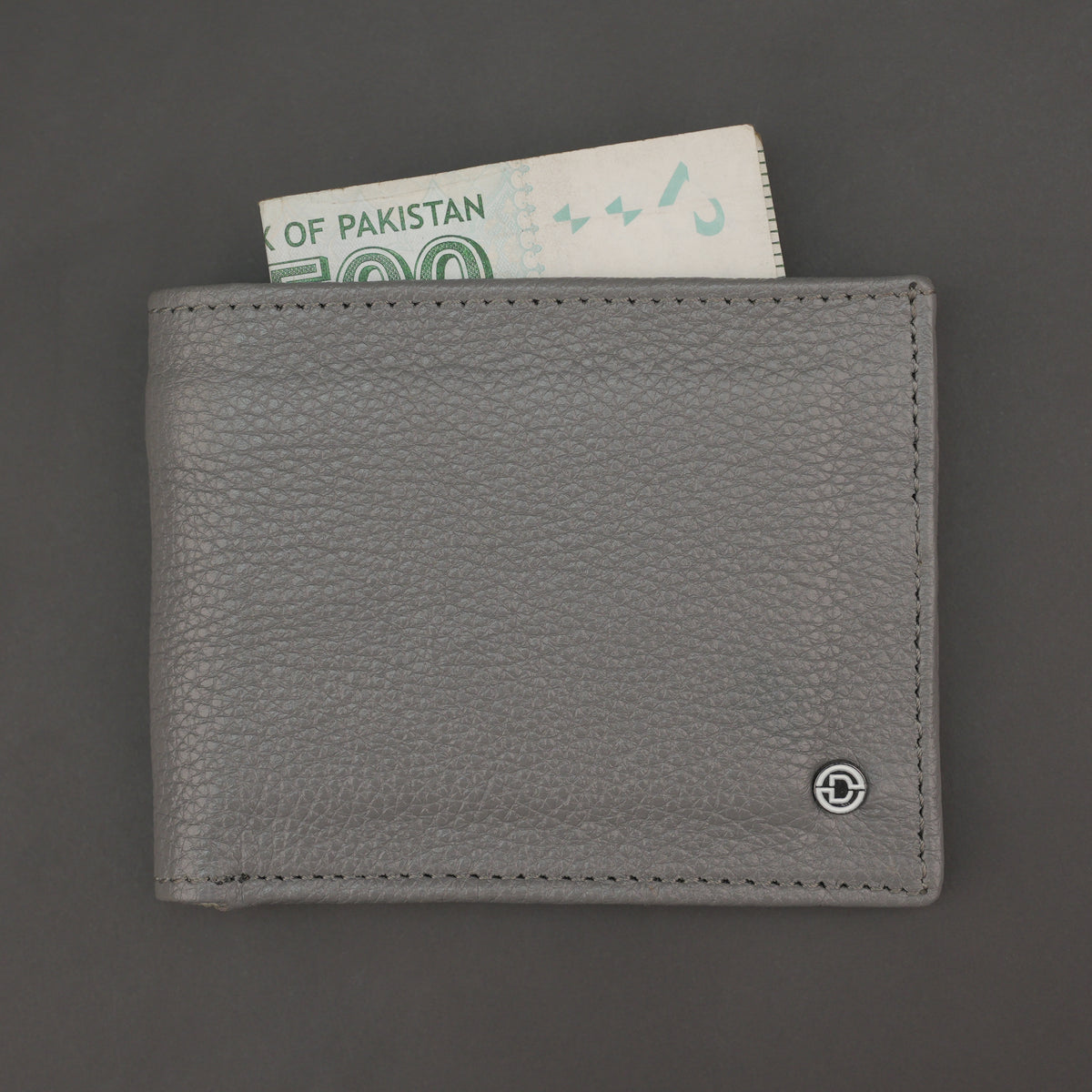 Genuine Leather Wallet for Men – Grey #Desiderio #LeatherWallet #MensWallet #GenuineLeather #GreyWallet #MensAccessories