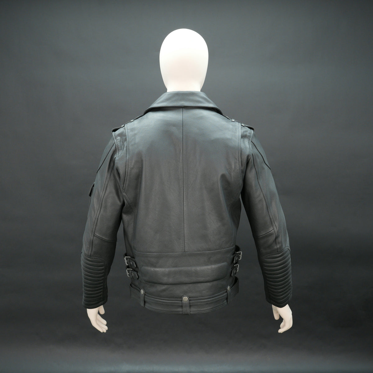 Men’s Black Leather Biker Jacket with Epaulets & Asymmetrical Zipper
#Desiderio #LeatherJacket #MensLeatherJacket #BikerJacket #MotoJacket #BlackLeatherJacket