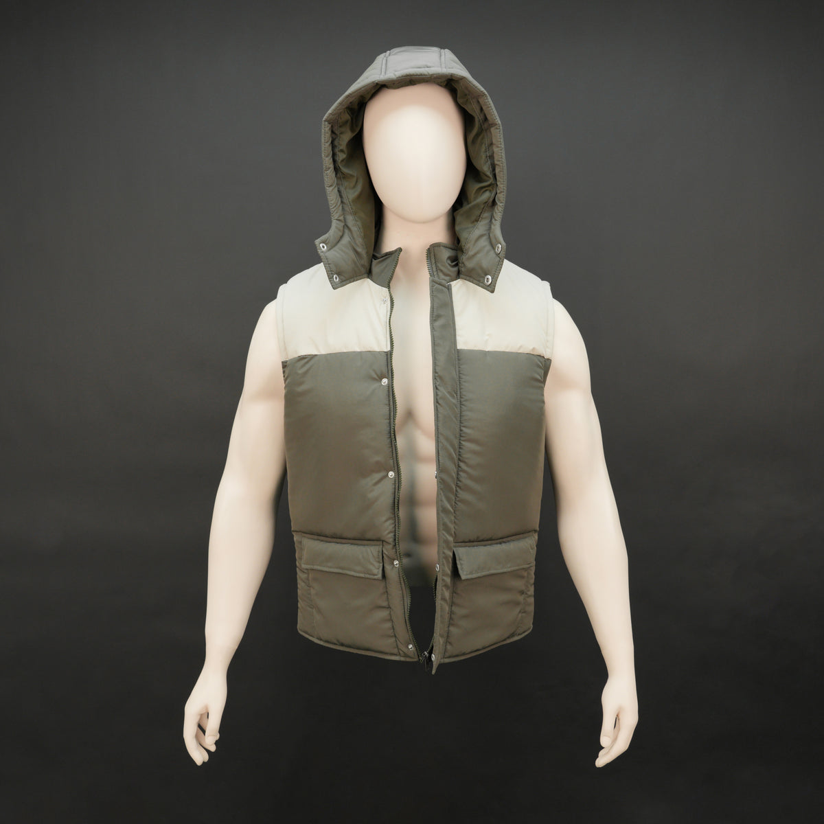 Men's Hooded Puffer Vest Gilet Combo #Desiderio #DesiderioFashion #HoodedGilet #PufferVest #MensOuterwear #WinterWear #CasualStyle #MensFashion