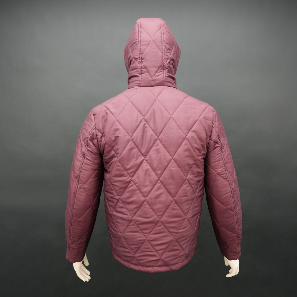 Men's Hooded Puffer Jacket Diamond Quilted #Desiderio #DesiderioMenswear #PufferJacket #QuiltedJacket #MensFashion #WinterWear #HoodedJacket #CasualStyle