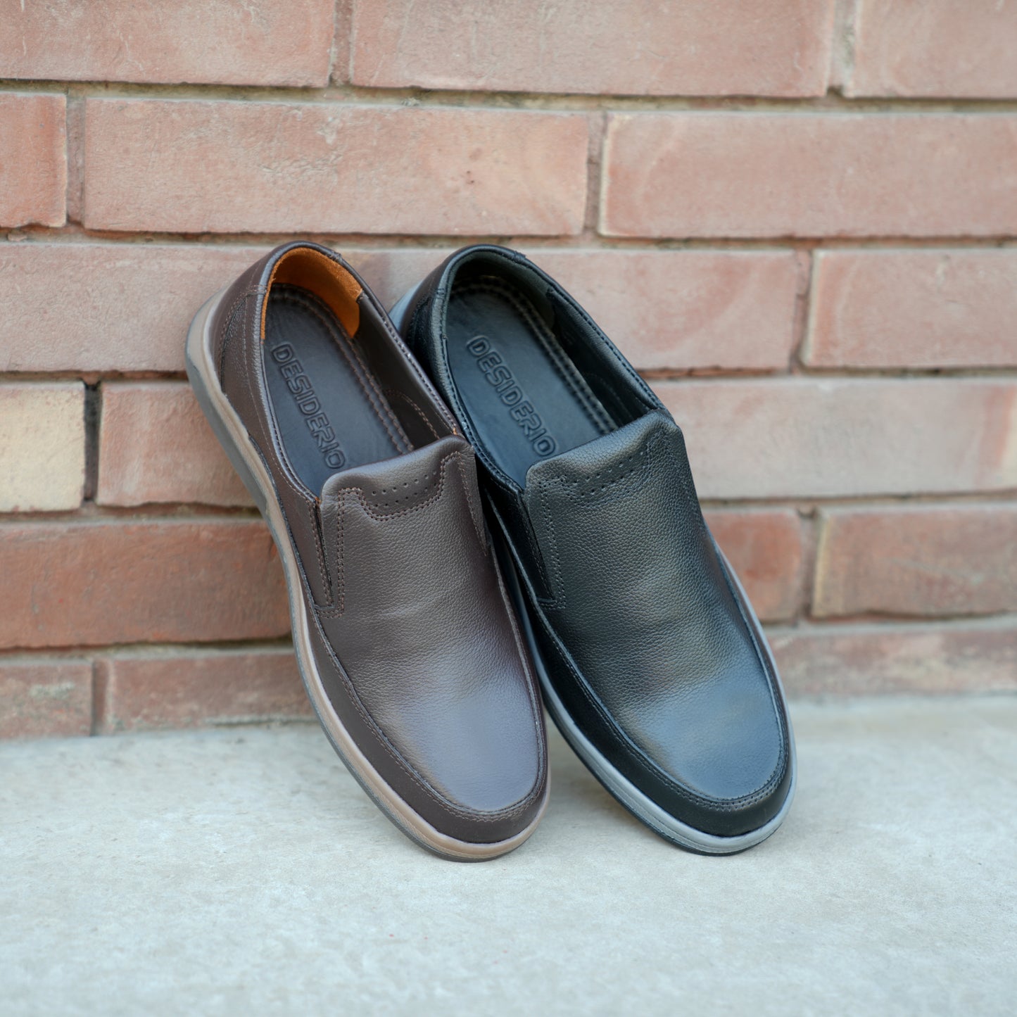 Black Cow Leather Milled Loafer PRT-03 with slip-resistant rubber sole, designed for durability, comfort, and versatile daily wear