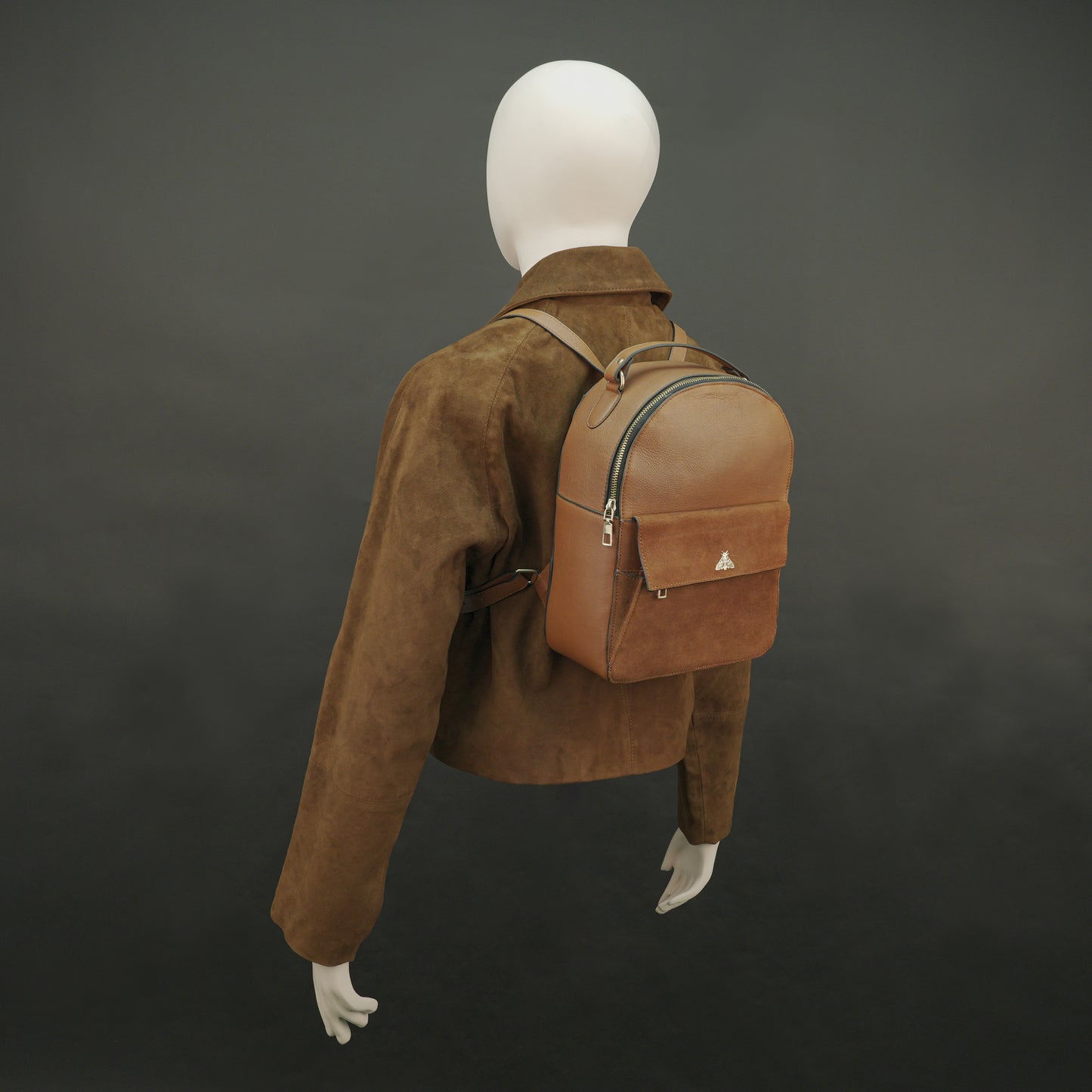 Palm Springs Leather Shoulder Bag in genuine cowhide leather with spacious interior and secure closures, designed for work, travel, and everyday use.