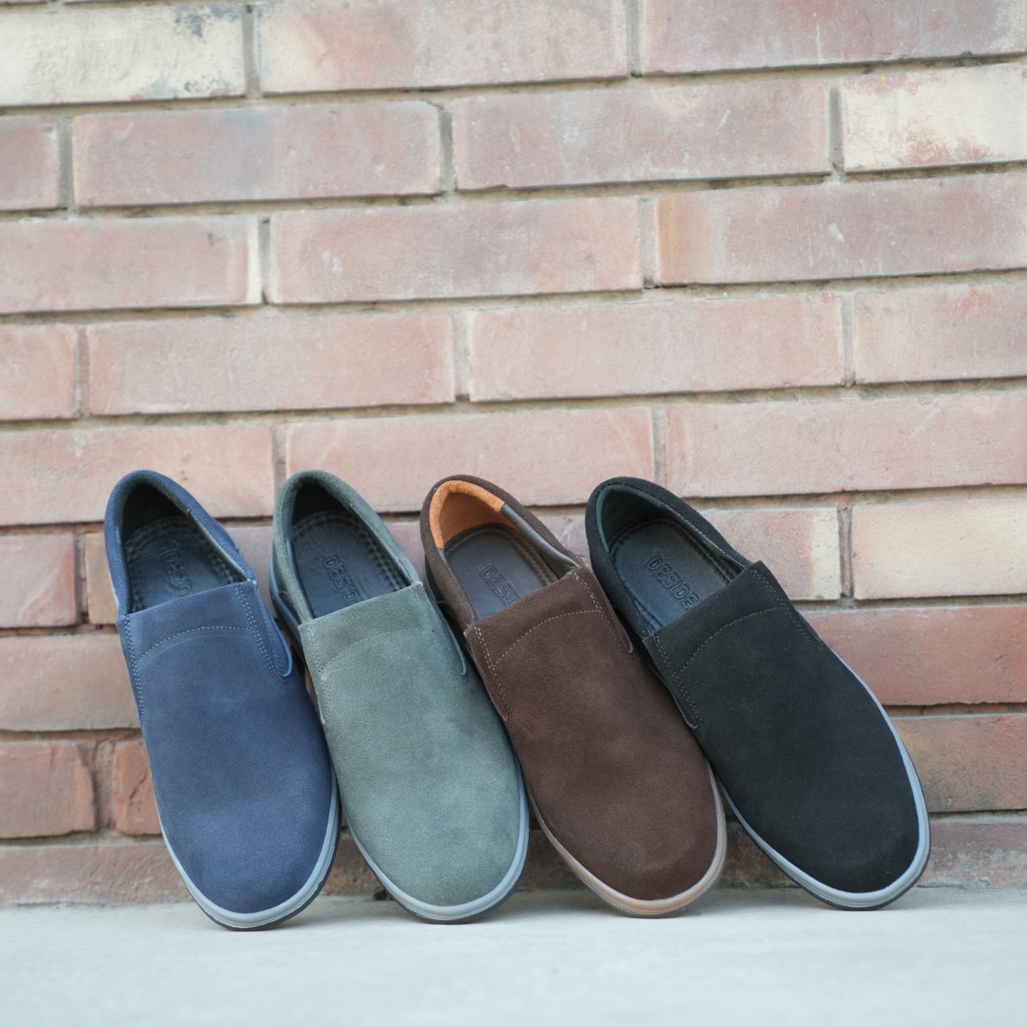 Black cow leather suede loafer PRT-01 with slip-resistant rubber sole, designed for durability, comfort, and versatile daily wear