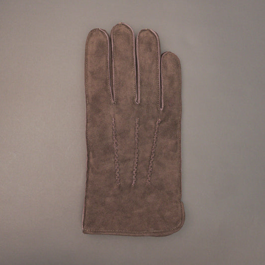 Real goat suede leather driving gloves with soft Playboy lining and foam padding for extra comfort and warmth, premium smooth finish, available in three stylish colors