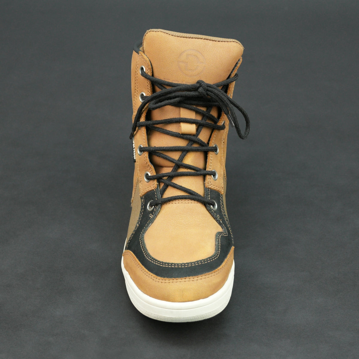 Camel Waterproof High Top Riding Boots #Desiderio #LeatherBoots #RidingBoots #WaterproofBoots #HighTopBoots #MensFootwear #GenuineLeather #OutdoorStyle