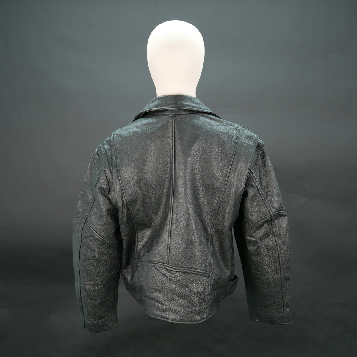 Women's Black Genuine Leather Biker Jacket - Asymmetric Zip Moto Jacket with Belt #Desiderio #LeatherJacket #BikerJacket #WomensFashion #MotoJacket