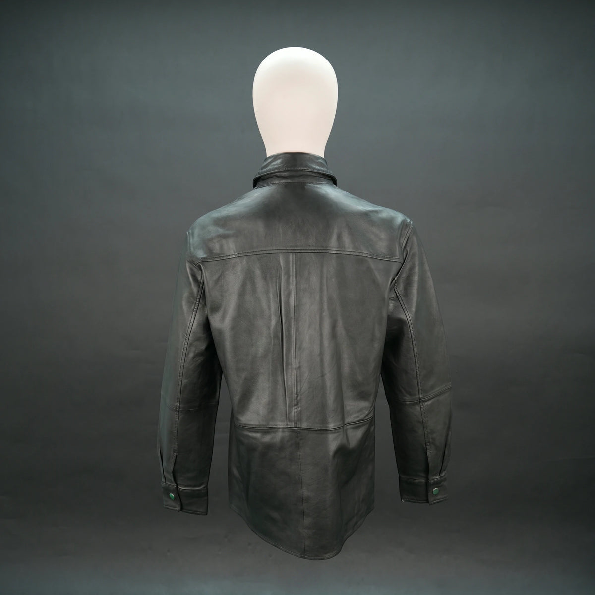 Women's Black Leather Shirt Jacket - Button Up Collared Leather Shacket
#Desiderio #LeatherShacket #WomensLeatherJacket #FashionOuterwear #StyleWear