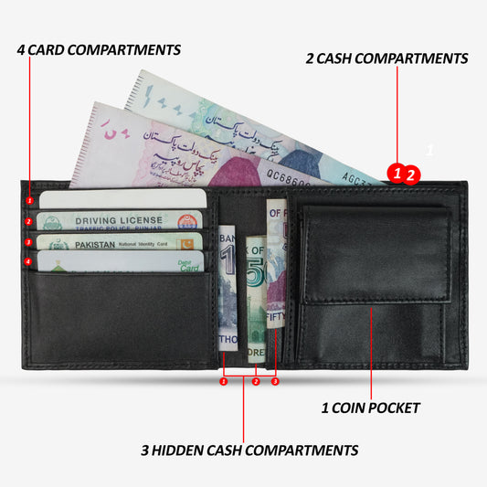 Art: 838 Men's Genuine Leather Wallet