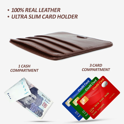 Art: 839 Men's Odivelas Genuine Leather Card Holder