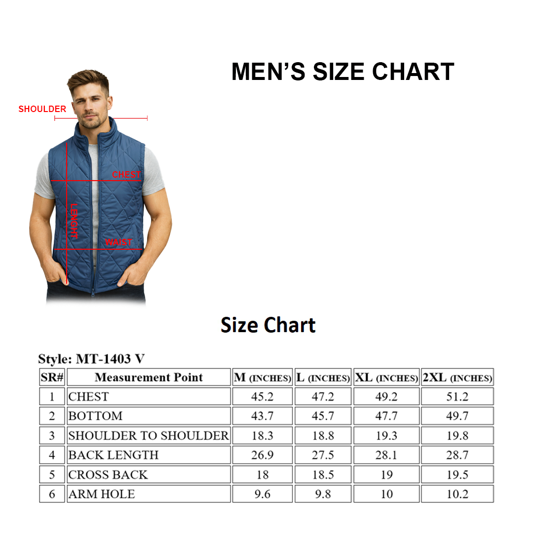 Men's Lightweight Diamond Quilted Puffer Gilet