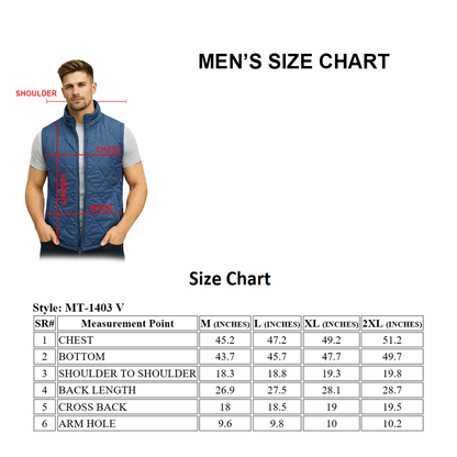 Men's Lightweight Diamond Quilted Puffer Gilet