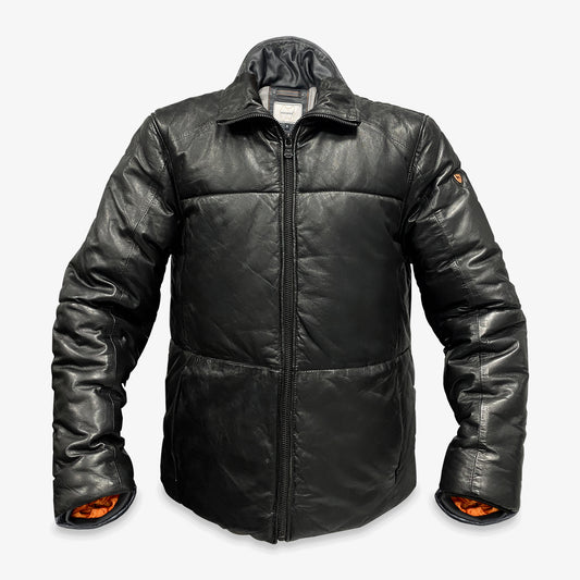 Sheep Leather Puffer Jacket