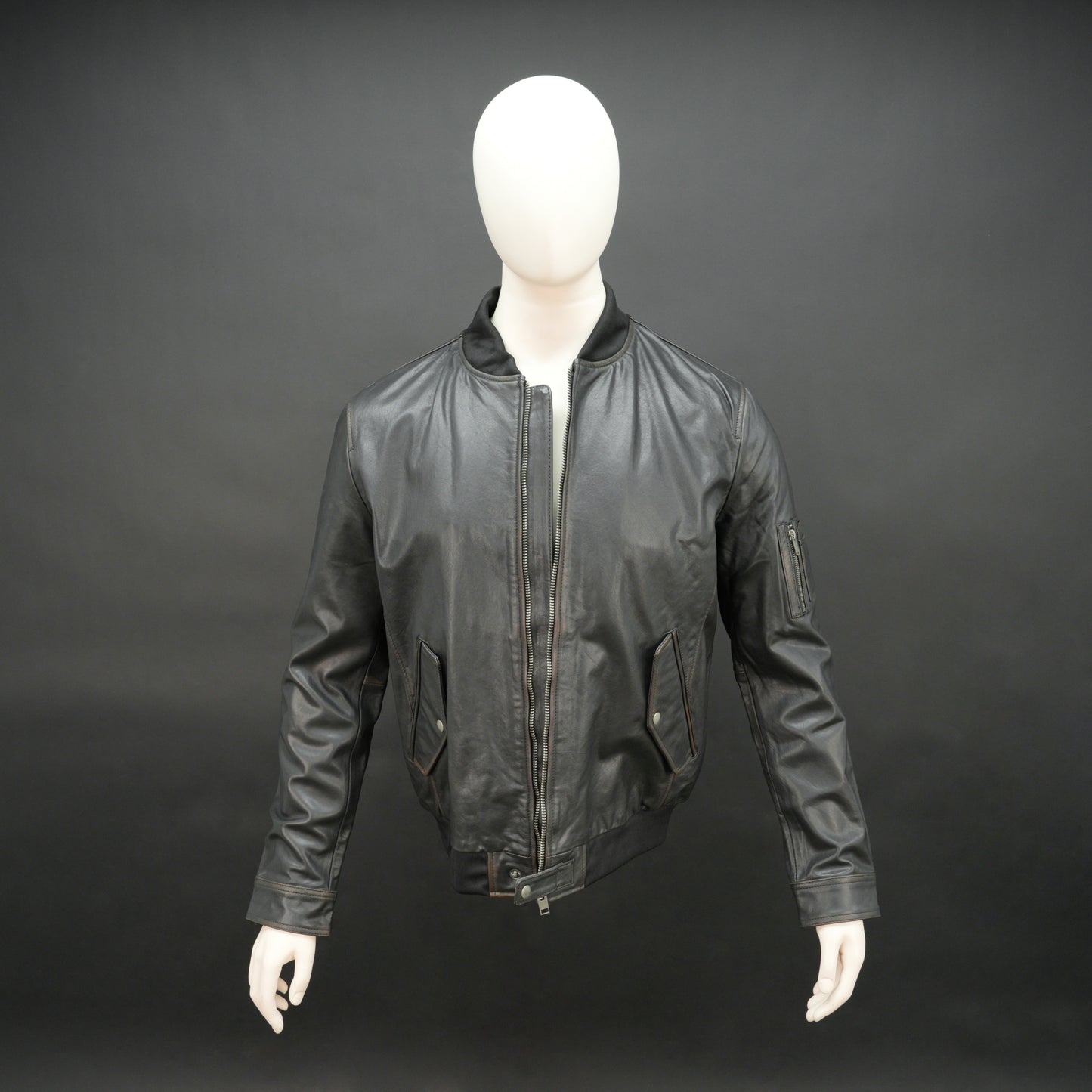 Real Leather Black Jacket