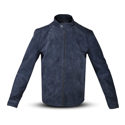 Cow Leather Jacket for Men's Fashion Stylish Slim Fit Suede Leather Jacket (Desi-Walo)