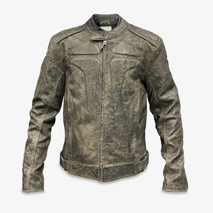 Geniune Sheep Leather Motorbike Style Jacket