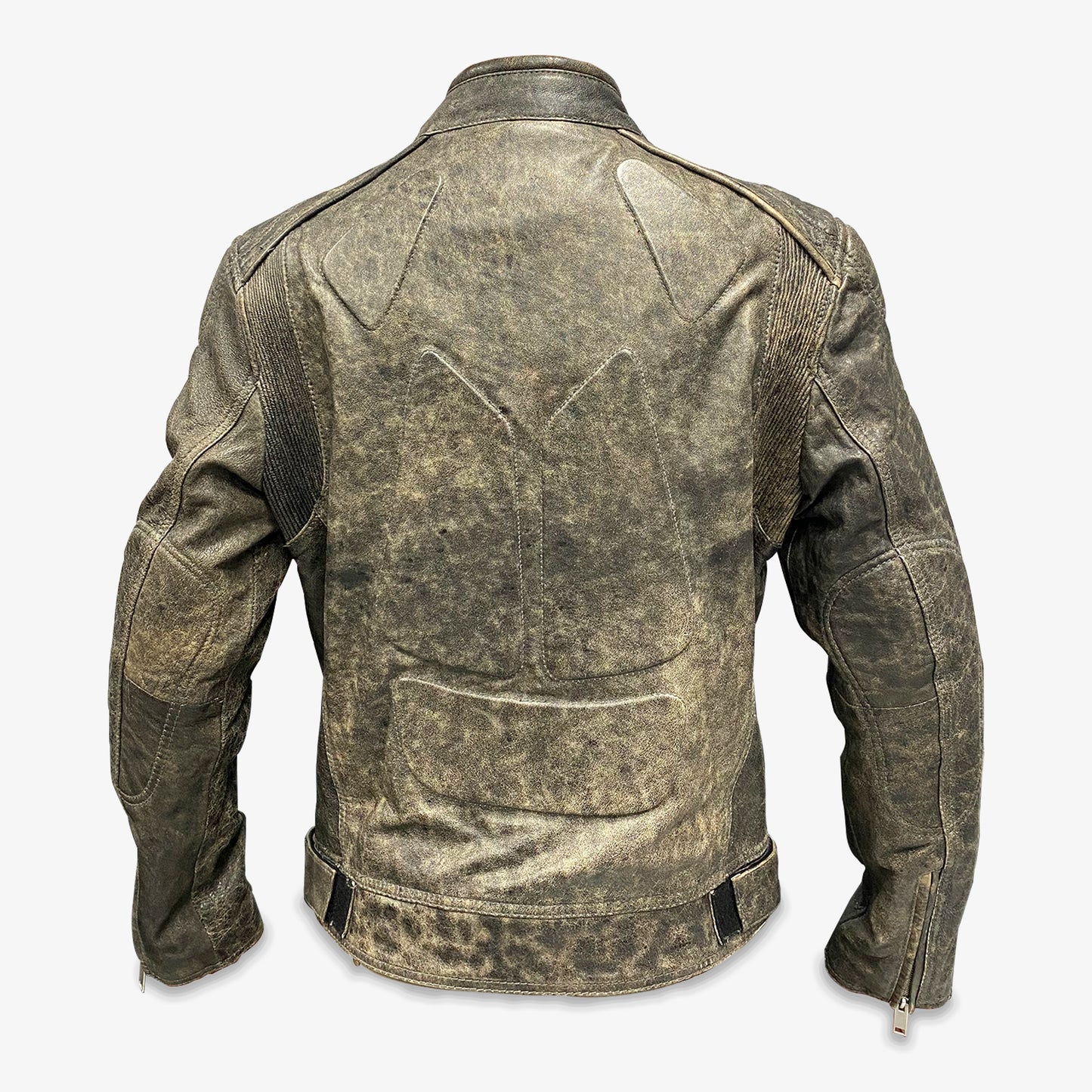 Geniune Sheep Leather Motorbike Style Jacket