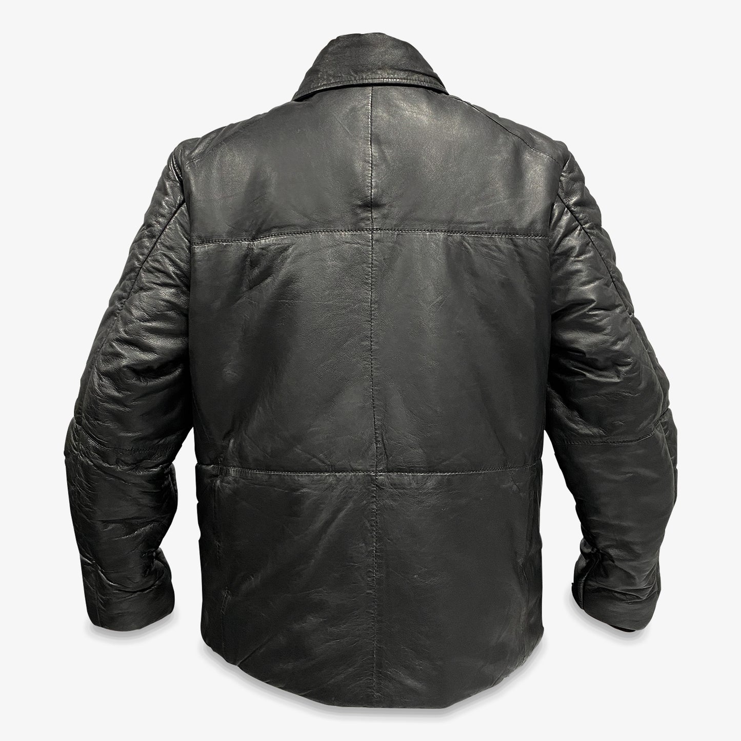 Sheep Leather Puffer Jacket