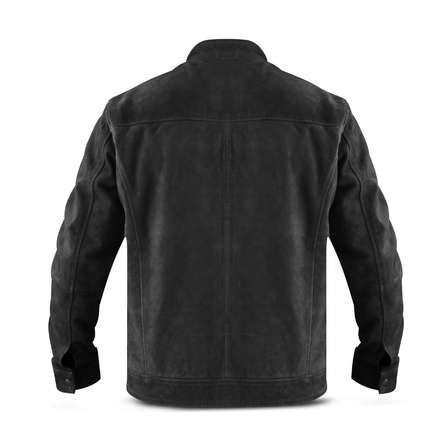 Cow Leather Jacket for Men's Fashion Stylish Slim Fit Suede Leather Jacket (Desi-Walo)
