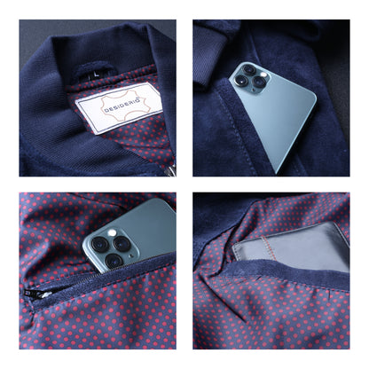 Cow Leather Jacket for Men's Fashion Stylish Slim Fit Suede Leather Jacket (Desi-Walo)