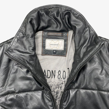 Sheep Leather Puffer Jacket