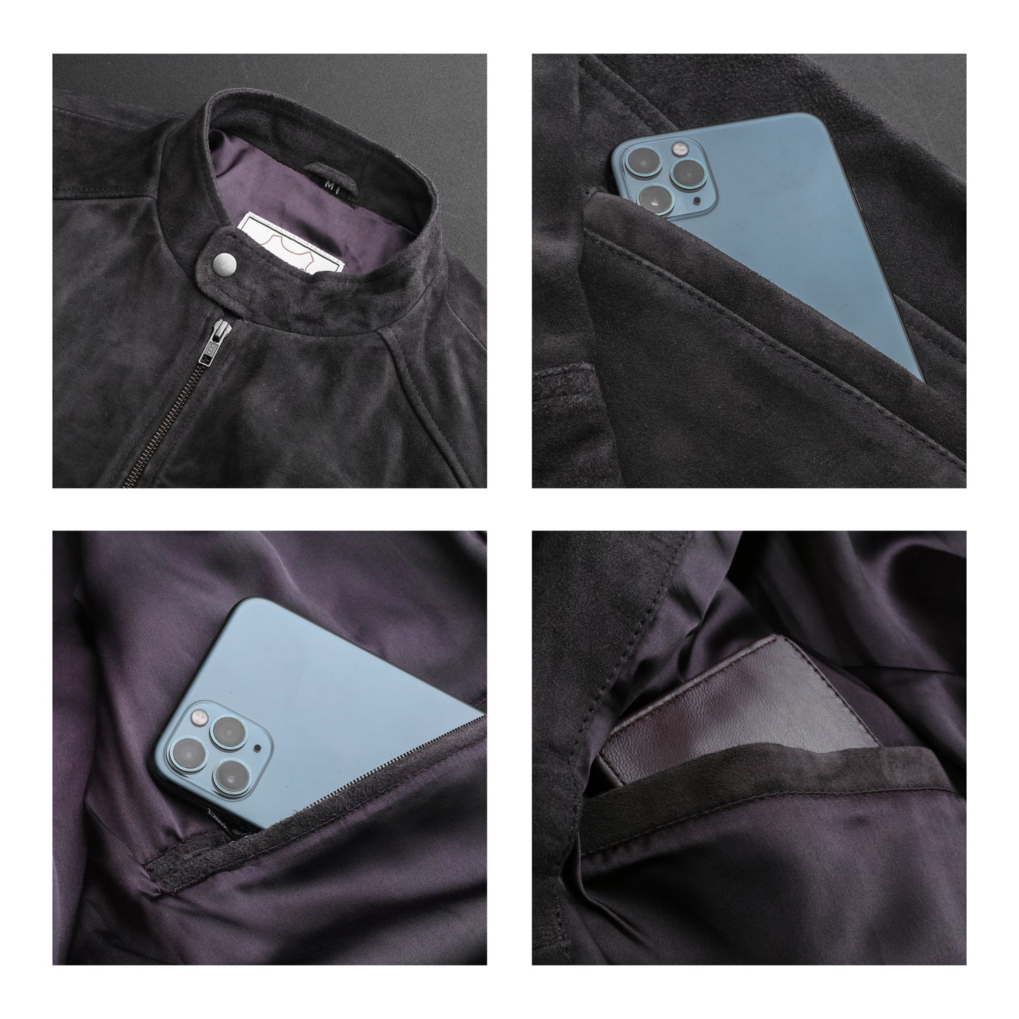 Cow Leather Jacket for Men's Fashion Stylish Slim Fit Suede Leather Jacket (Desi-Walo)