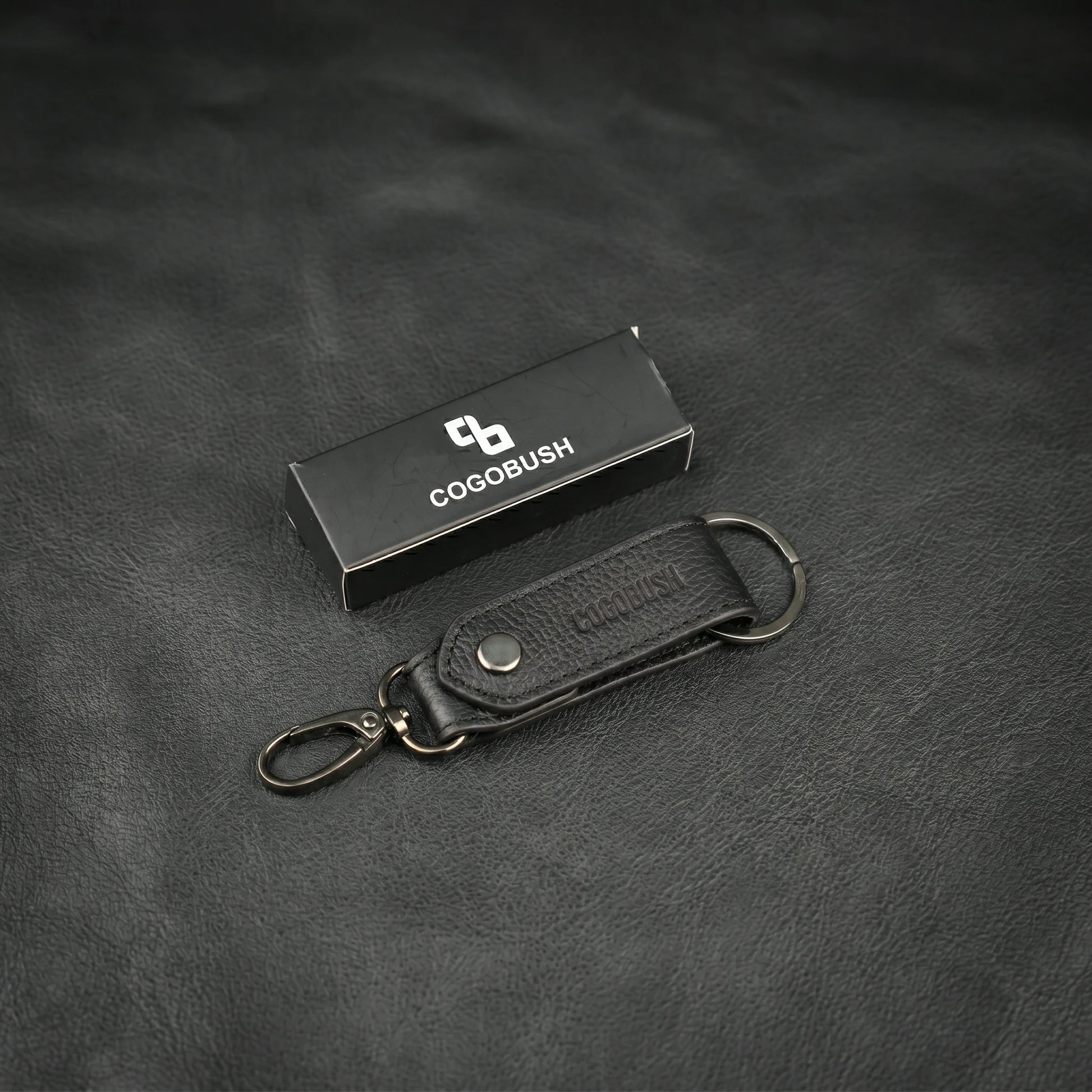 Genuine Leather Black Key Holder With Swivel Clip & Key Ring
#Desiderio #DesiderioShoes #BlackKeyHolder #GenuineLeather #LeatherAccessories #KeyRing #PremiumLeather #MensAccessories