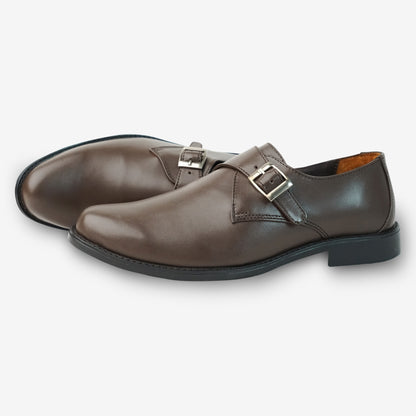 Rich brown cow leather shoes featuring soft sheep leather lining and a comfortable insole blend for lasting wear