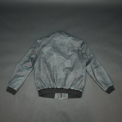 Real Leather Flap Pocekt Jacket