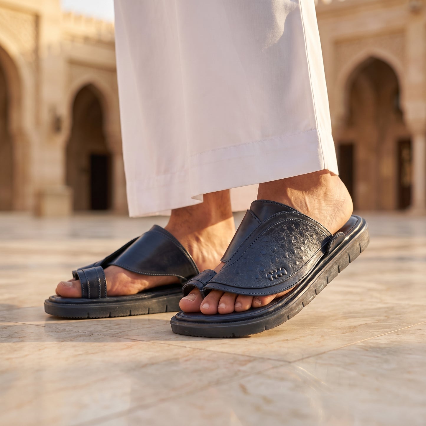 Arabic Chappal Ostrich Print
#Desiderio #DesiderioShoes #ArabicChappal #OstrichPrint #MensFootwear #LeatherShoes #TraditionalFootwear #PremiumFootwear
