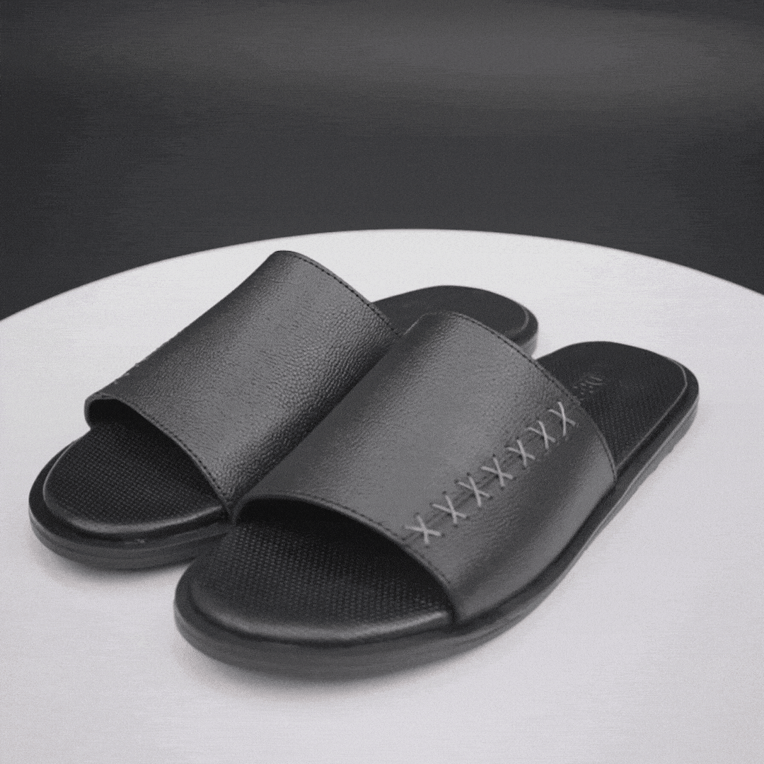 Cow printed leather shoes with breathable goat leather lining, cushioned leather and EVA insole, and durable TPR sole for comfort, support, and grip.