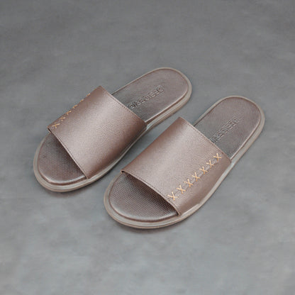Cow printed leather shoes with soft goat leather lining, leather and EVA cushioned insole, and durable TPR sole for comfort, support, and traction.